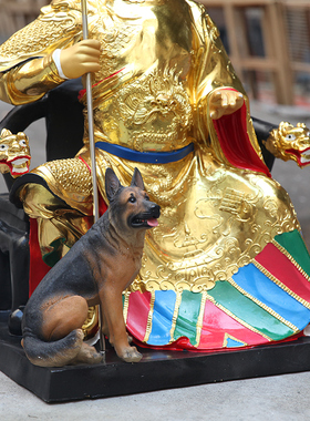 二郎神供奉杨戬镇宅招财风水摆件