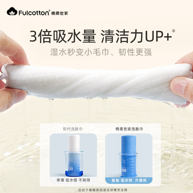 棉柔世家悬挂壁挂式抽取式小熊绵柔巾一次性加厚亲肤洁面洗脸巾,淘宝优惠券,粉丝福利购,淘宝优惠卷