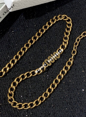 复古做旧项链ins明星同款新品女