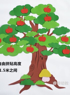 许愿树写愿望心愿墙贴爱心墙教室布置目标鼓励班级文化黑板报装饰