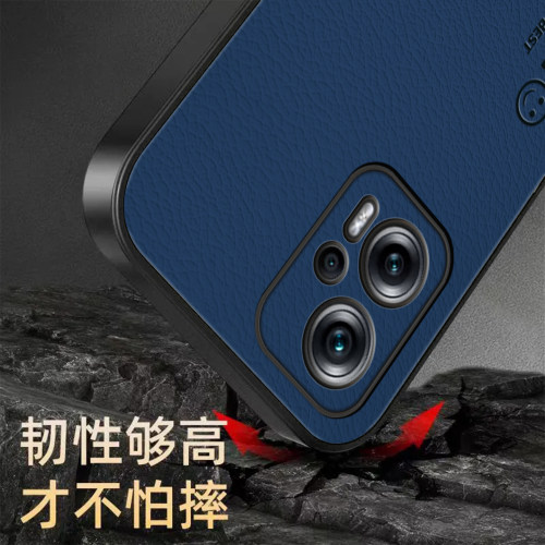 适用红米note11Tpro+手机壳5G小羊皮简约个性文字保护套时尚牌硅胶手机套高颜值皮纹商务创意防摔外壳 - 图3