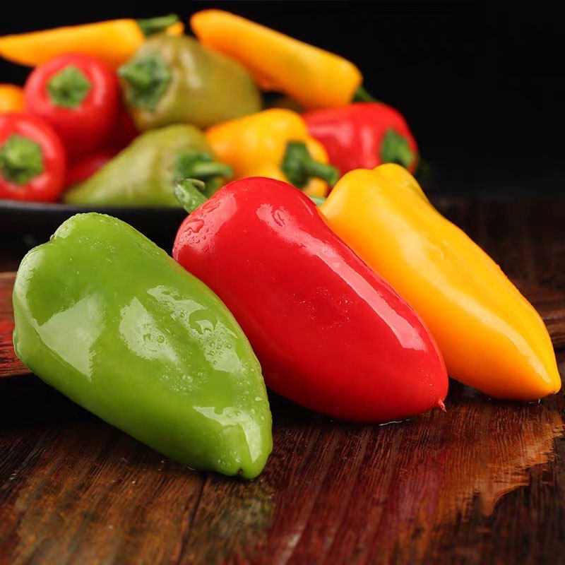 【千牛优福】水果彩椒500g新鲜灯笼迷你甜椒辣椒沙拉凉拌生菜蔬菜,淘宝优惠券,粉丝福利购,淘宝优惠卷