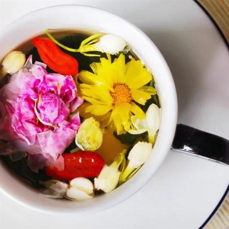 慢沏甘悦茉莉贡菊玫瑰茶一盒15包代用花草M茶组合养生健康冲泡茶,淘宝优惠券,粉丝福利购,淘宝优惠卷