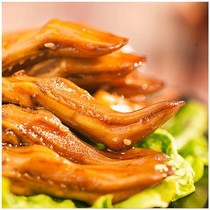 Small Hooduck Duck Tongue Savory Spicy 95g 250g Spicy Sam Snack Brine Wholesale Meat Snack Independent Packaging