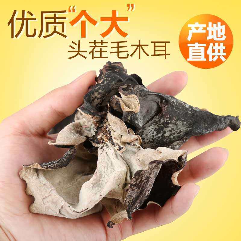 餐饮火锅食材脆农家白背500g毛木耳 闲香村黑木耳