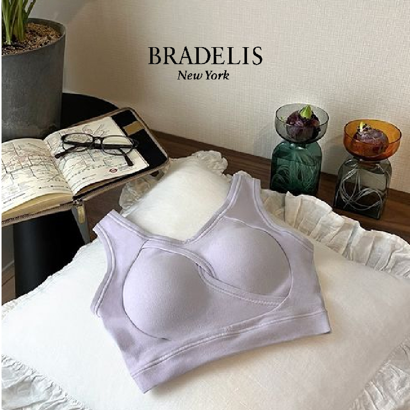 bradelis旗舰日本睡眠内衣舒适无钢圈全罩杯背心式防外扩下垂女-图2