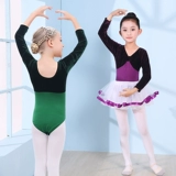 Детский демисезонный лонгслив, бархатная танцующая спортивная одежда, осенний сезон