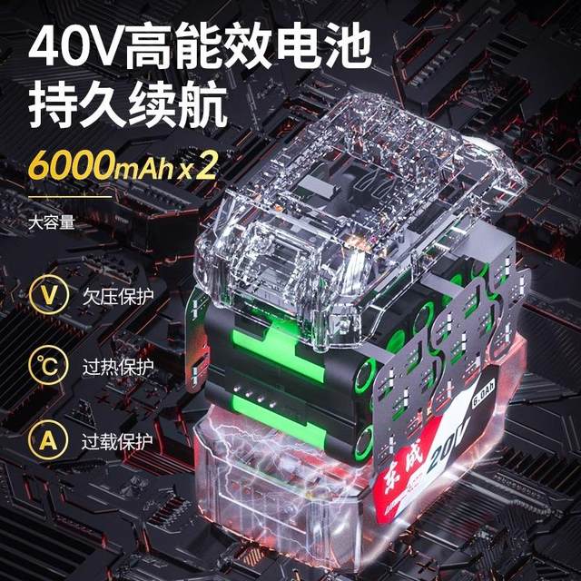 Rechargeable brushless dust collector snow blower high power