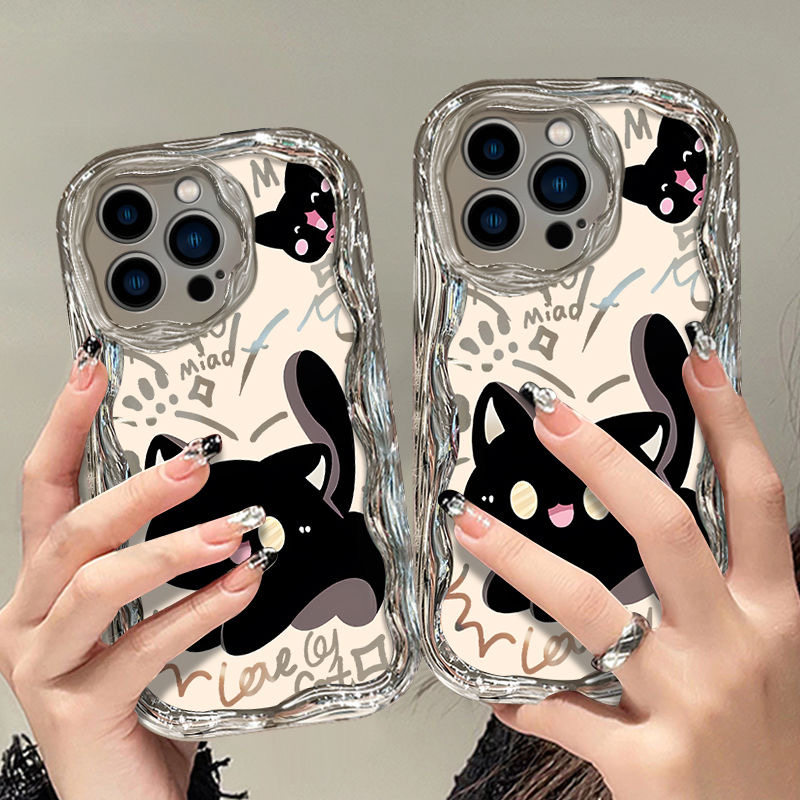 适用IQOO手机壳z1/z3/z5/z7/z8/Z9/z6x小黑猫x手机套i新款vivo防摔软壳硅胶男女款网红全包卡通超薄个性潮