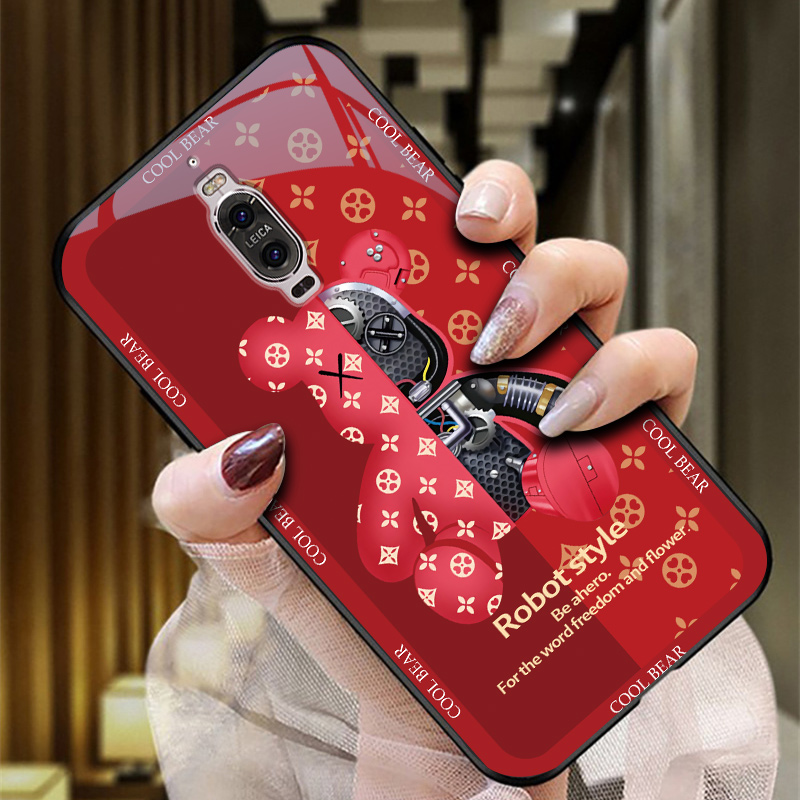 适用于华为mate9pro手机壳LON-L29手机套的保护套新款防摔硅胶男女款玻璃可爱软壳硬壳高级超薄全包网红个性 - 图1