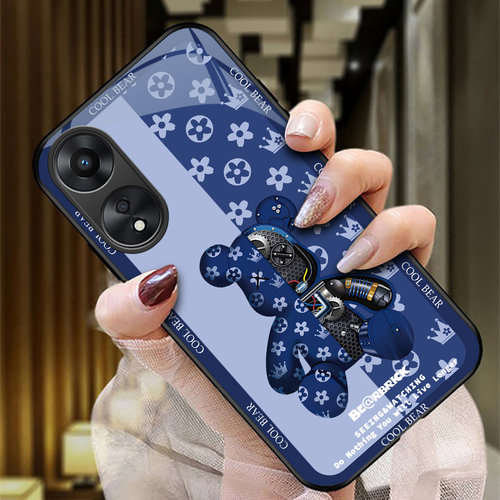 适用OPPOA1pro手机壳PHQ110的手机套A1pro新款oppo保护套防摔软壳硅胶玻璃男女款网红可爱情侣卡通超薄全包个 - 图0