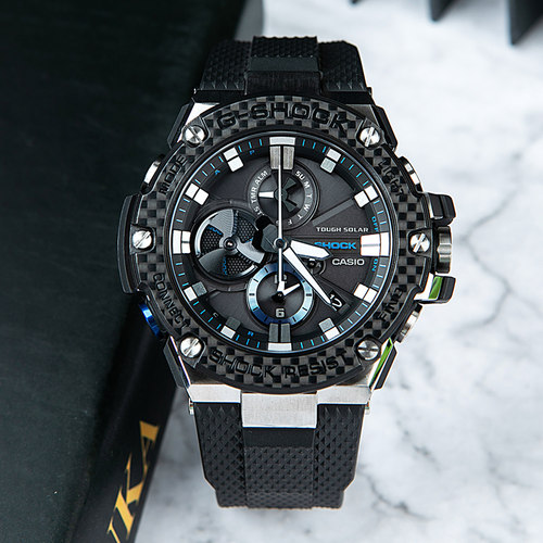 卡西欧钢铁之心g-shock太阳能手表男GST-B100-1A/B400-1A运动防水 - 图3