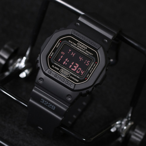 卡西欧小方块g-shock经典酷黑运动手表男DW-5600UBB-1/SK/MS/E/N - 图1