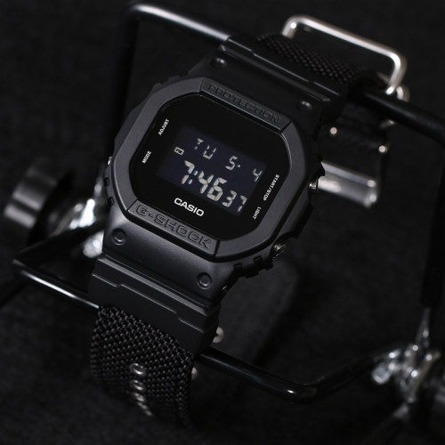 卡西欧小方块g-shock经典酷黑运动手表男DW-5600UBB-1/SK/MS/E/N - 图0