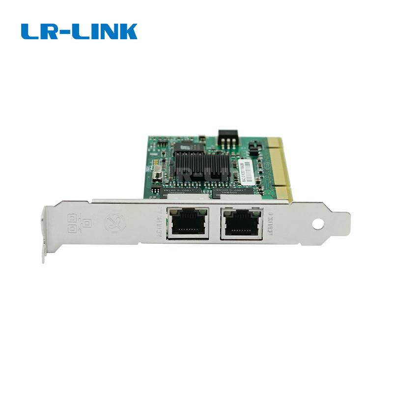 LR-Link 联瑞原装原厂英特尔PCI千兆双电口台式机工控机网卡Intel82546芯片 LREC7212MT - 图0