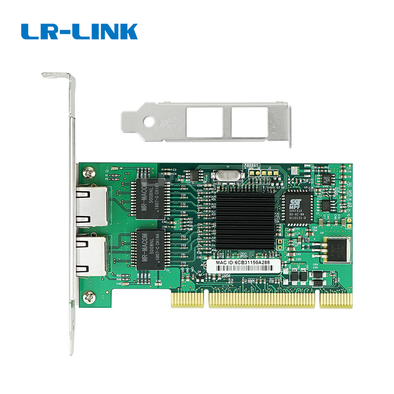 LR-Link 联瑞原装原厂英特尔PCI千兆双电口台式机工控机网卡Intel82546芯片 LREC7212MT - 图1
