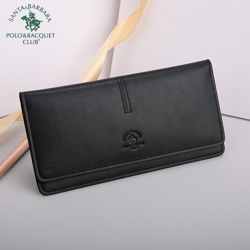 圣大保罗真皮长款多卡位牛皮钱包 圣大保罗格菲克斯卡包