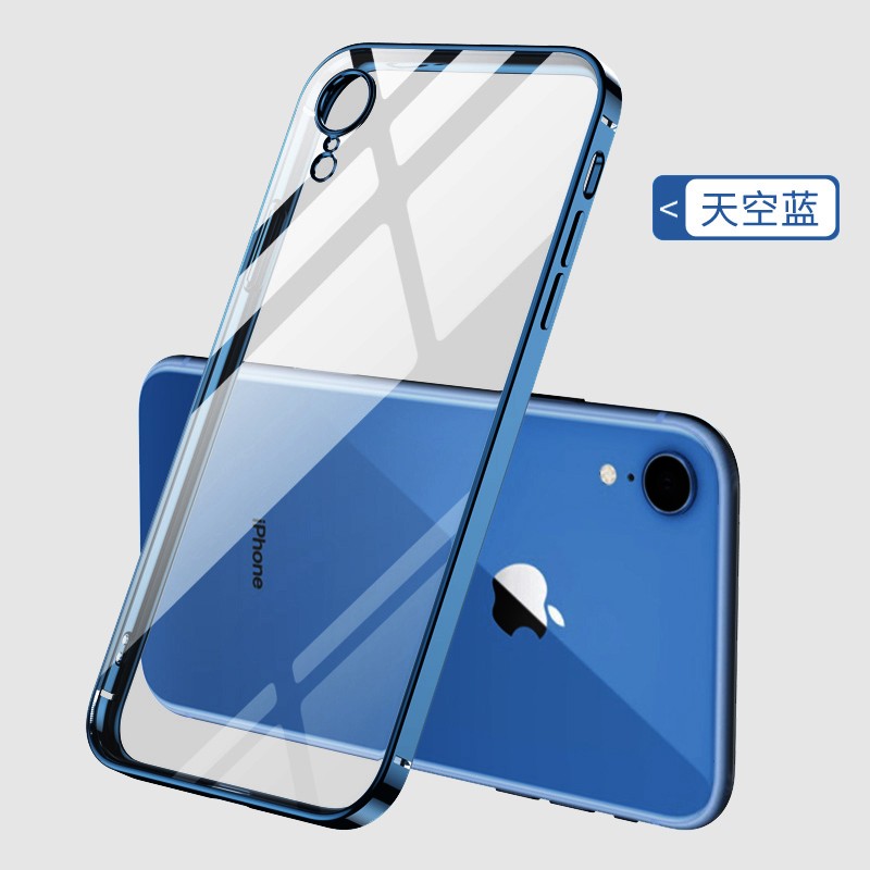 列特适用于苹果XR手机壳iPhonexr手机套2022年新款改12硅胶透明iponexr网红ipxr超薄2022男女rx直边框潮防摔