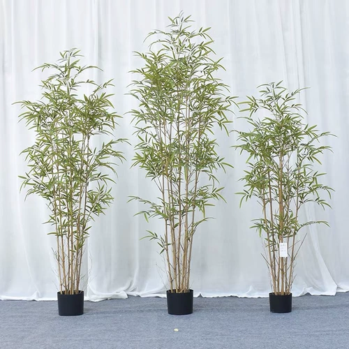 Новая китайская симуляция бамбука ландшафтная комната декоративное горшечное чайное домик