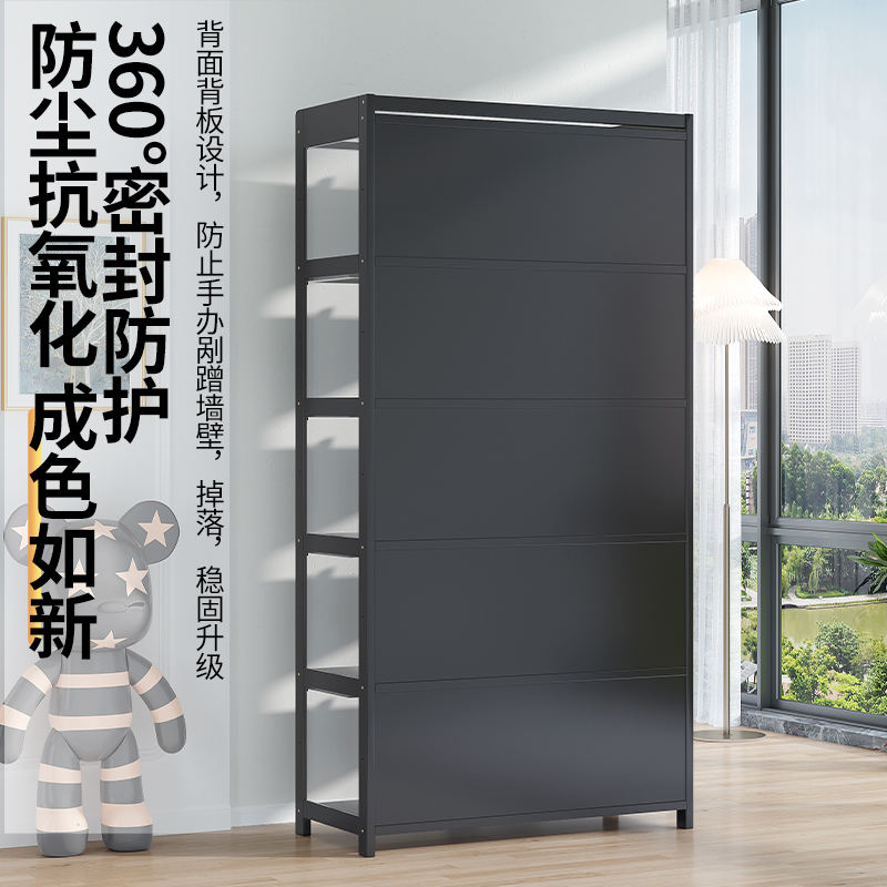 手办展示柜透明亚克力展示架盲盒收纳柜子乐高玩具模型展柜陈列柜 - 图2