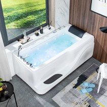 Dongpeng Massage Bathtub Great Waterfall Luxury intelligent thermostatic heating tub Spice Acrylic Adult Home Bath