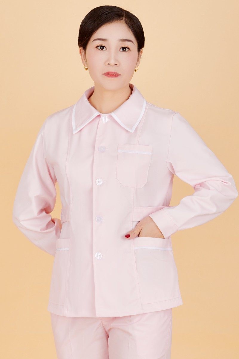粉蓝护士服冬长袖口腔产后修复月嫂月子中心护理上下分体两件套装,淘宝优惠券,粉丝福利购,淘宝优惠卷