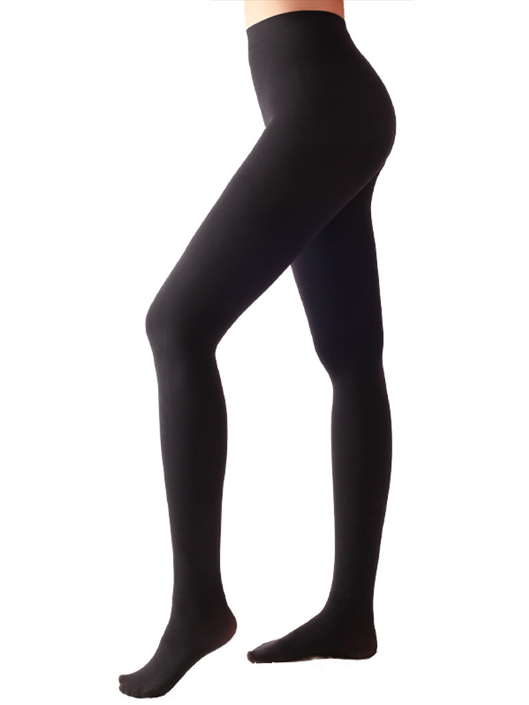 eazmol黑色外穿哑光高腰收腹连裤袜 eazmol连裤袜/打底袜