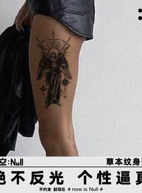 空空NULL 文艺复兴4.0  草本防水持久男女保持久花臂果汁纹身贴