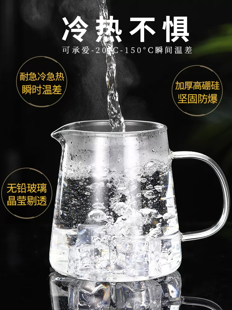 玻璃茶壶耐高温家用大容量茶具套装加厚耐热过滤水壶烧水冲煮茶器 - 图2