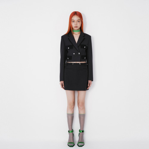 REVAN芮范设计师款狩猎通勤风西装外套RM70101371 - 图2