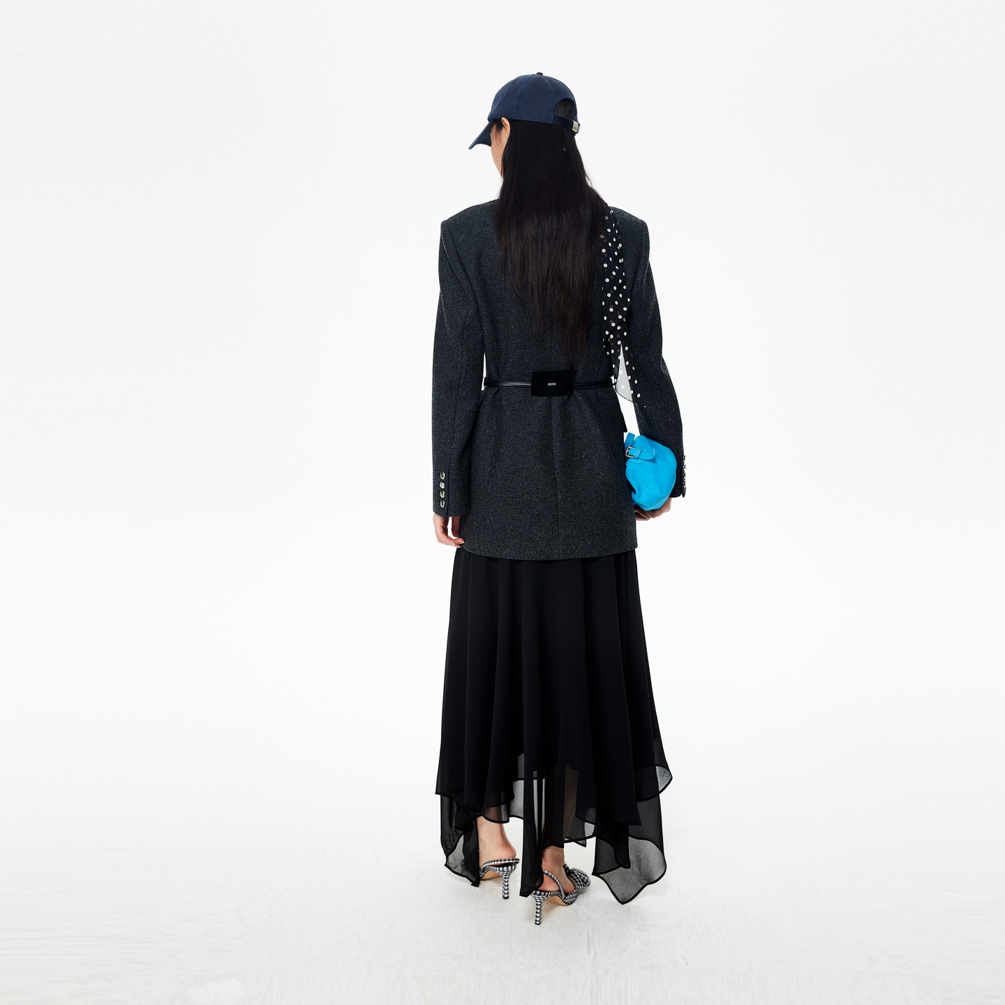 REVAN芮范设计师款波点丝巾毛呢连衣裙RL91101131,淘宝优惠券,粉丝福利购,淘宝优惠卷