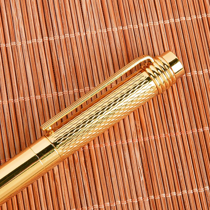 纯黄铜笔签字笔宝珠笔创意商务办公创意礼品笔学生用文具毕业礼品 - 图2