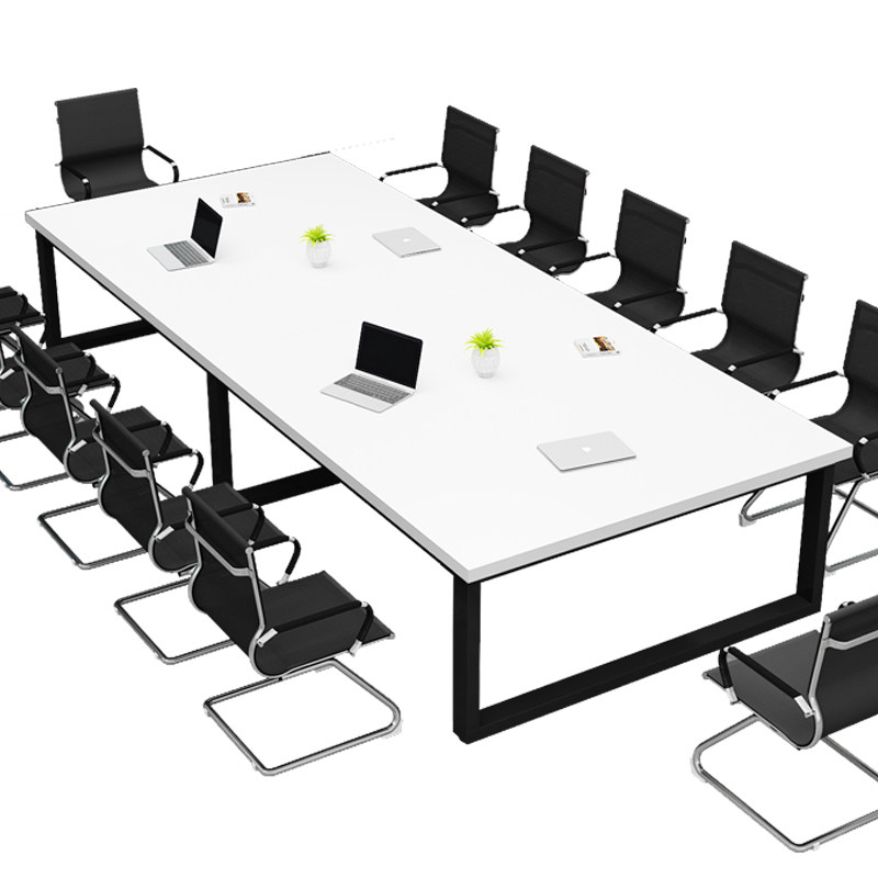 会议桌长条桌办公桌椅组合简约现代长方形桌子工作台办公室洽谈桌