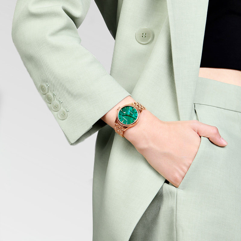 天王表新品男女情侣对表休闲时尚防水钢带机械男女表51134