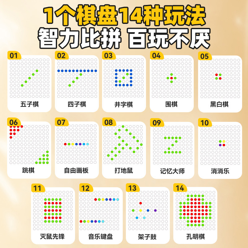 生日礼物男孩10岁十女孩9儿童7小学生8益智玩具6实用智能棋盘六一