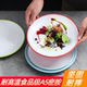 Metamine tableware round hotel banquet plate commercial hotel catering special plate hot pot restaurant buffet dish plate round plate