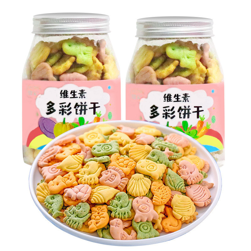粗粮蔬菜儿童动物小包装网红饼干 麦口滋酥性饼干