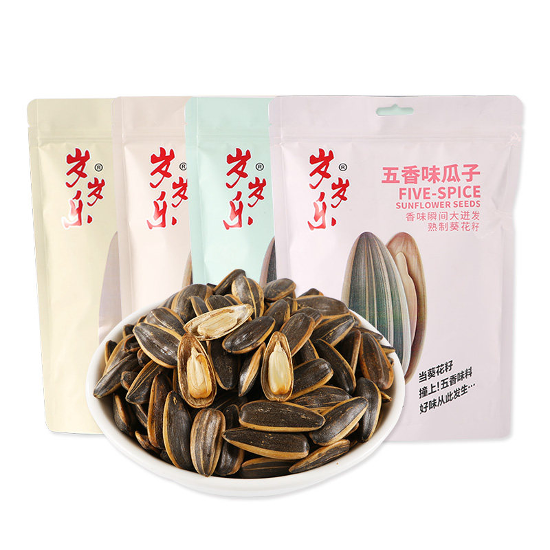 岁岁乐多味五香味4斤装古法葵花籽 岁岁乐瓜子