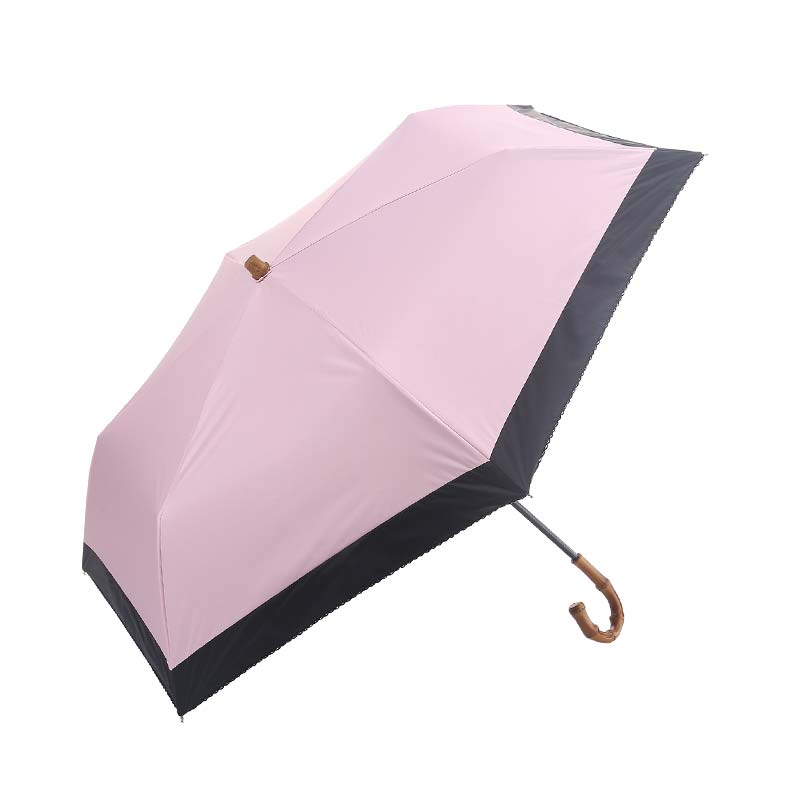 日本Those days竹柄日系夏纯色全遮光防晒防UV晴雨两用三折伞涂层 - 图3