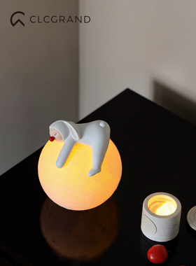 可爱兔娃娃小夜灯装饰摆件卧室