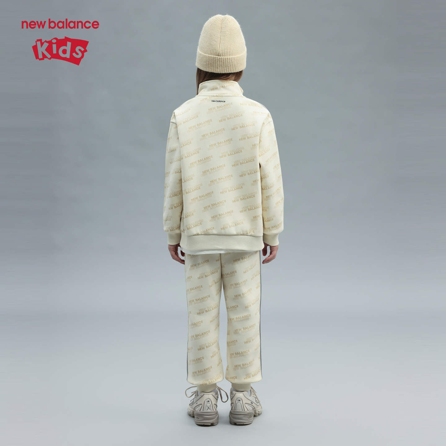 New Balance nb童装男女儿童2025新款春秋休闲运动套装ND2VF3Z023 - 图1