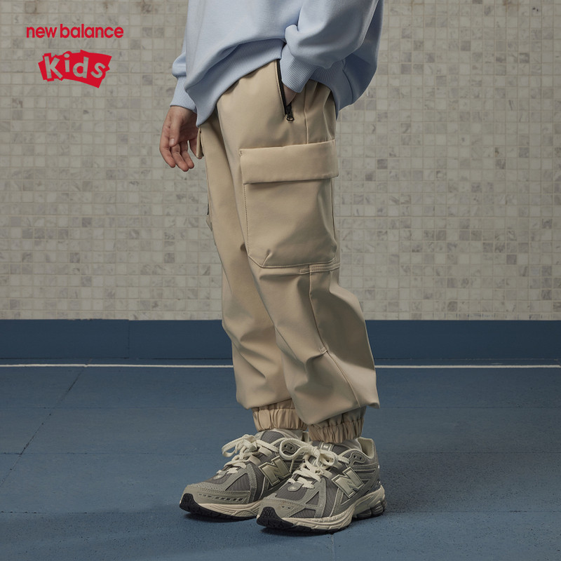 New Balance nb童装男女儿童潮流运动长裤时尚工装裤子ND7TE42083,淘宝优惠券,粉丝福利购,淘宝优惠卷