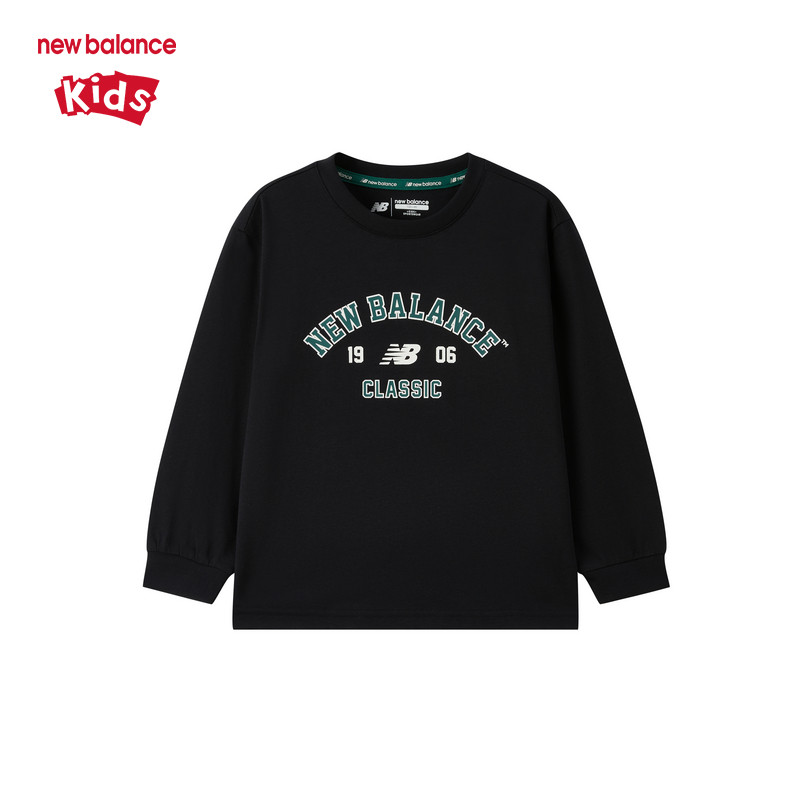 【凉感】New Balance nb童装男女儿童春秋透气长袖T恤ND7DF3E103,淘宝优惠券,粉丝福利购,淘宝优惠卷