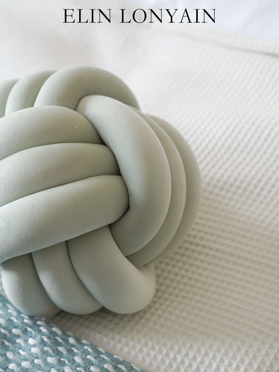 ELIN LONYAIN现代简约轻奢绿色系样板房儿童房床品搭配抱枕搭毯,淘宝优惠券,粉丝福利购,淘宝优惠卷