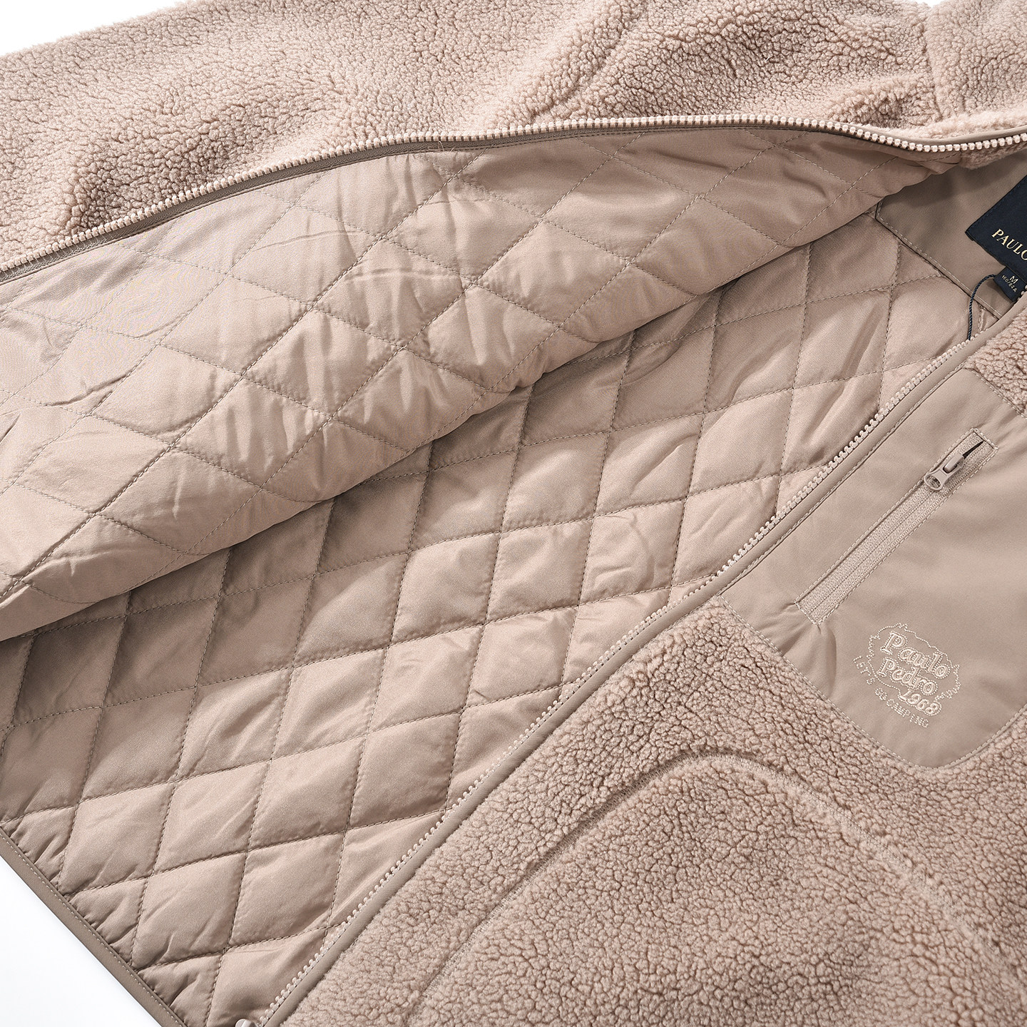 保罗彼得2025冬季新款女保暖棉服仿羊羔绒立领短外套YIEDU00351,淘宝优惠券,粉丝福利购,淘宝优惠卷