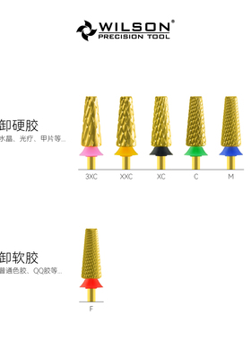 SC系列6.0，7.0锥形R角美甲磨头