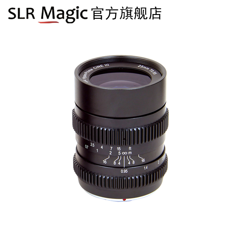 slrmagic25mm t0.95大光圈手动定焦微单相机m43人像电影镜头国产-图0