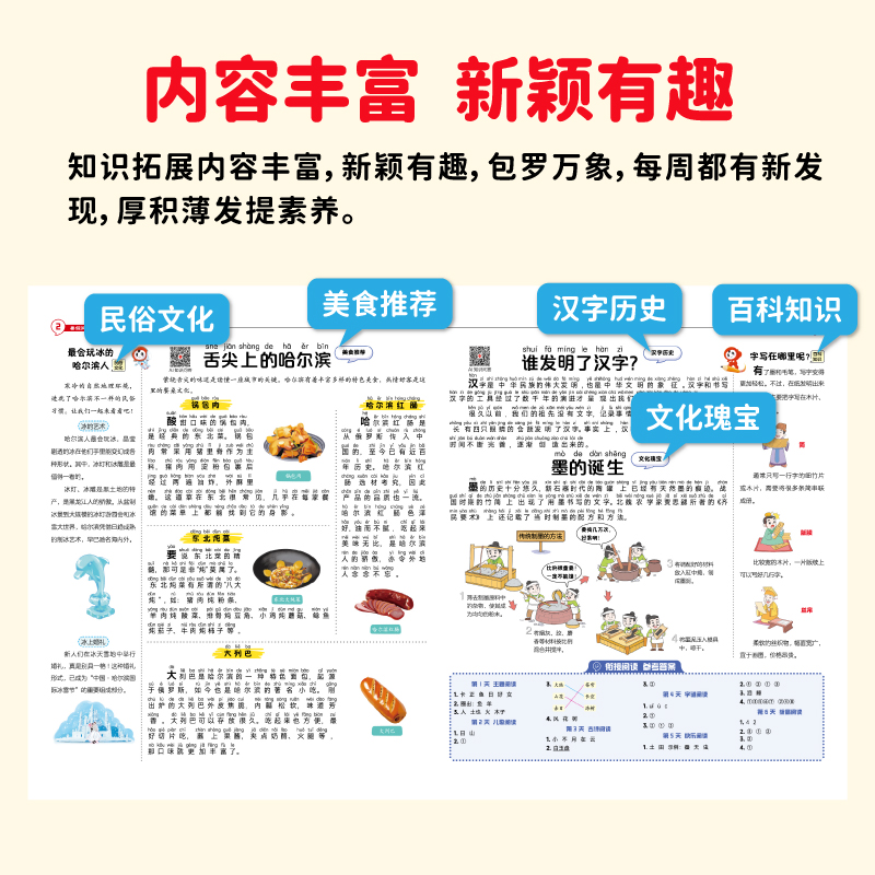 2025新学习周报小学一二三四五年级预备新年级半小时暑假衔接阅读知识拓展同步教材晚读一周一练基础知识训练课外阅读全年期刊报纸 - 图1