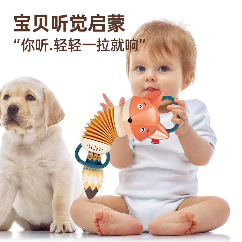 狐狸儿童玩具2早教仿真1一手风琴 机灵童玩具玩具小提琴/手风琴