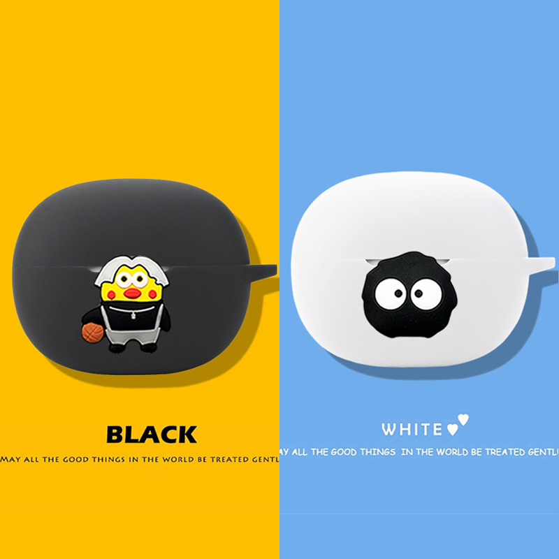 适用于Baseus倍思AirGo ASO1无线蓝牙耳机套airgo as01可爱卡通保护套AS01硅胶软壳创意立体动漫外壳防摔个性 - 图2